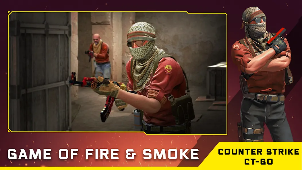 Counter Strike CT-GO Offline [MOD: контртеррористы с улучшенным оружием] Screenshot 3
