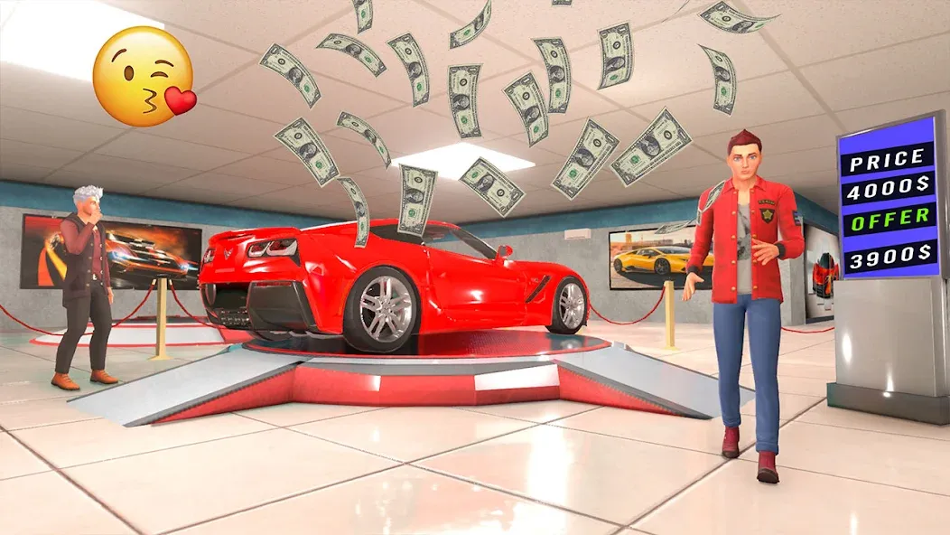 Car Dealer Tycoon Auto Shop 3D [MOD: безлимитные деньги и все машины открыты] Screenshot 1