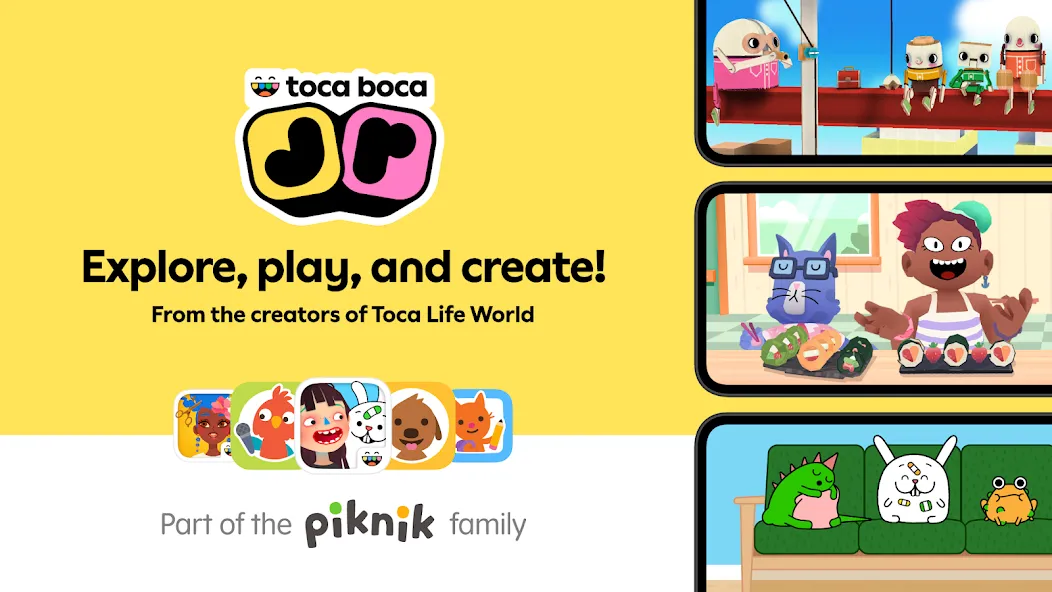 Toca Boca Jr [MOD: все локации и персонажи открыты] Screenshot 1