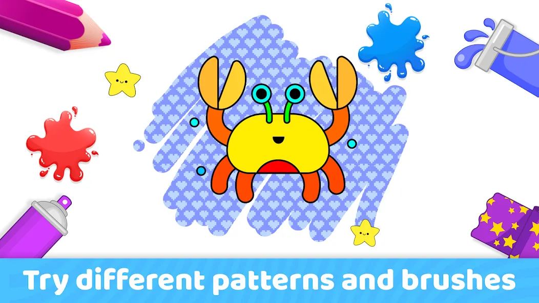 Toddler Coloring Book For Kids [MOD: все раскраски разблокированы] Screenshot 3