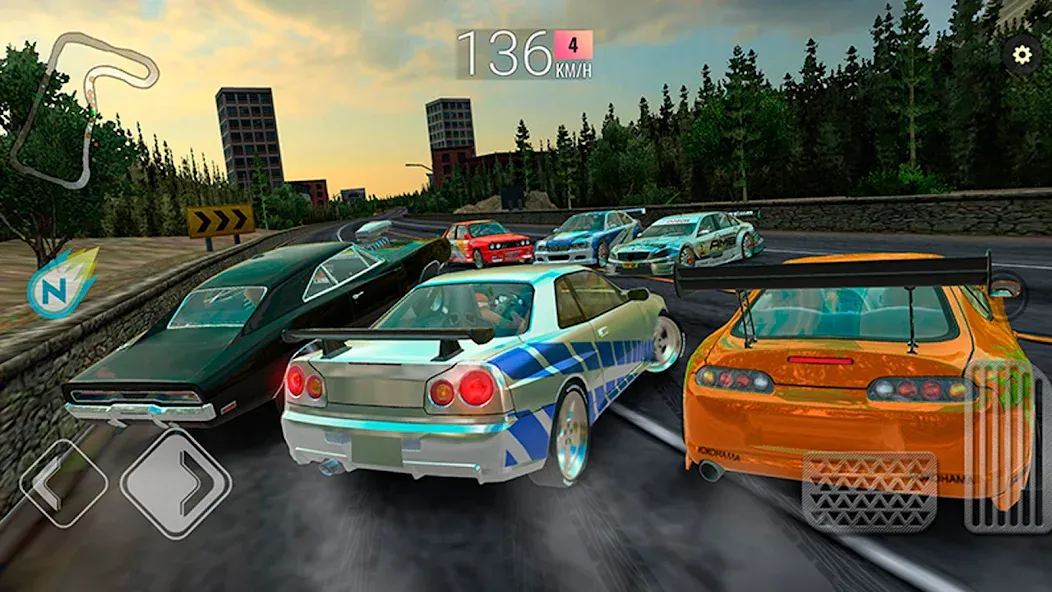 Racing in Car - Multiplayer [MOD: безлимитные деньги и все машины открыты] Screenshot 5