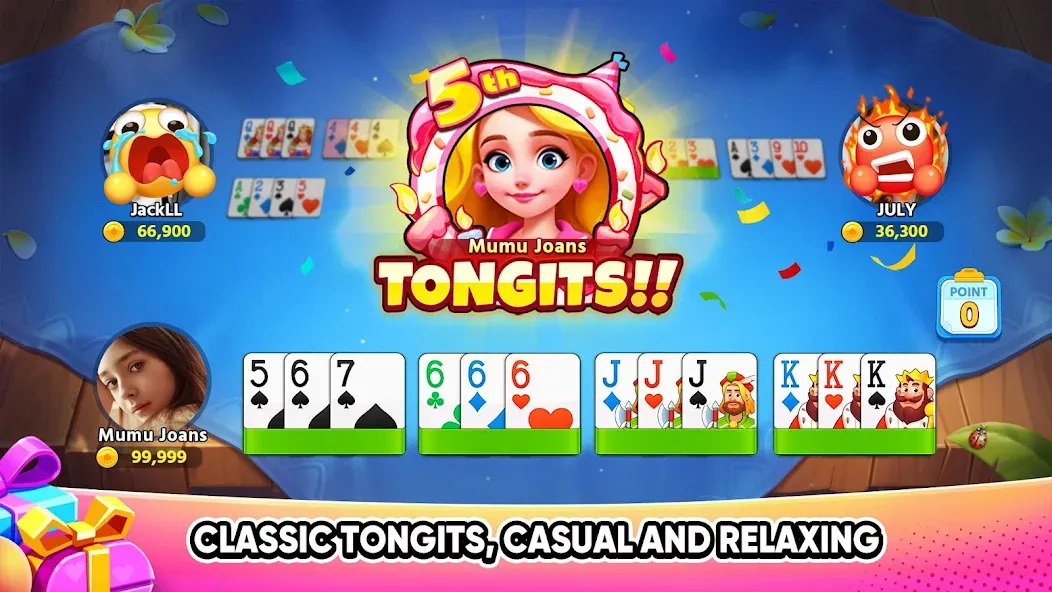 Tongits Go - Mines Slots Pusoy [MOD: безлимитные монеты и разблокированы все игры] Screenshot 1