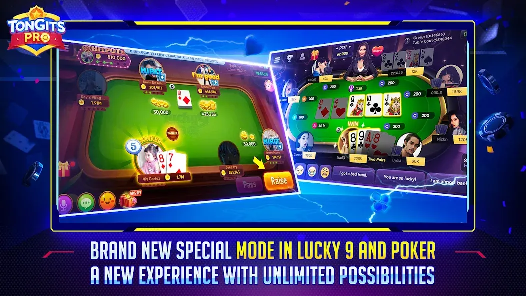 Tongits Pro [MOD: безлимитные монеты и бонусы] Screenshot 5