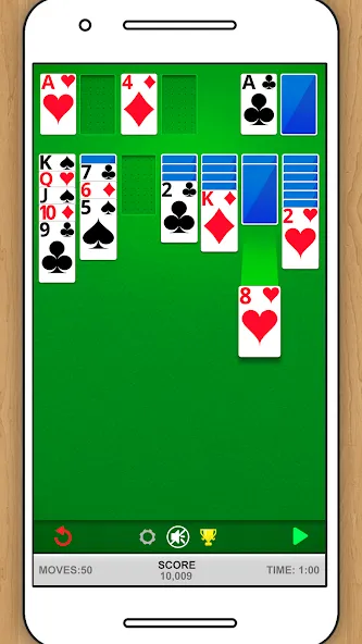 SOLITAIRE CLASSIC CARD GAME [MOD: без рекламы и без ограничений] Screenshot 2