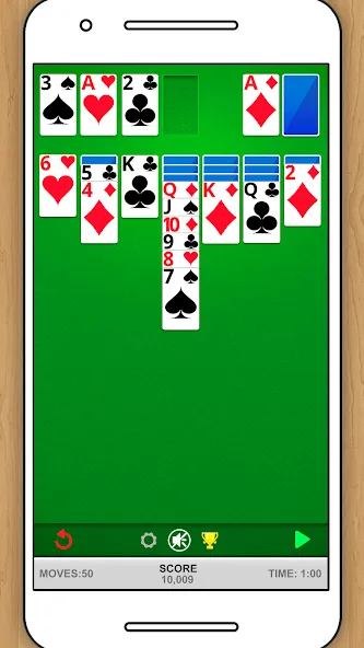 SOLITAIRE CLASSIC CARD GAME [MOD: без рекламы и без ограничений] Screenshot 4