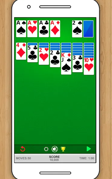 SOLITAIRE CLASSIC CARD GAME [MOD: без рекламы и без ограничений] Screenshot 5