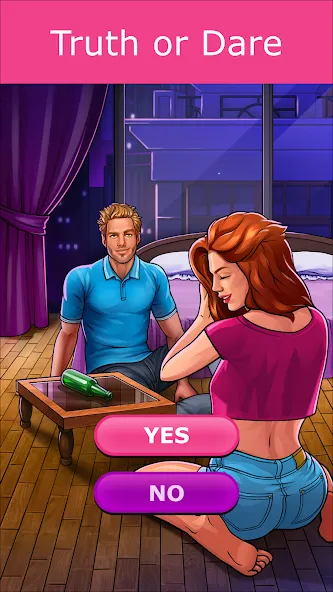 Kiss Kiss: Spin the Bottle [MOD: безлимитные поцелуи и ходы] Screenshot 2