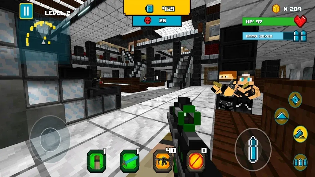 American Block Sniper Survival [MOD: безлимитные патроны и здоровье] Screenshot 5