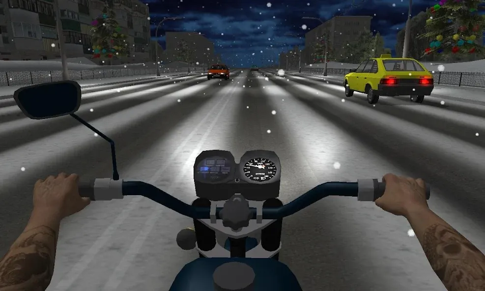 Russian Moto Traffic Rider 3D [MOD: безлимитные деньги и все мотоциклы открыты] Screenshot 5