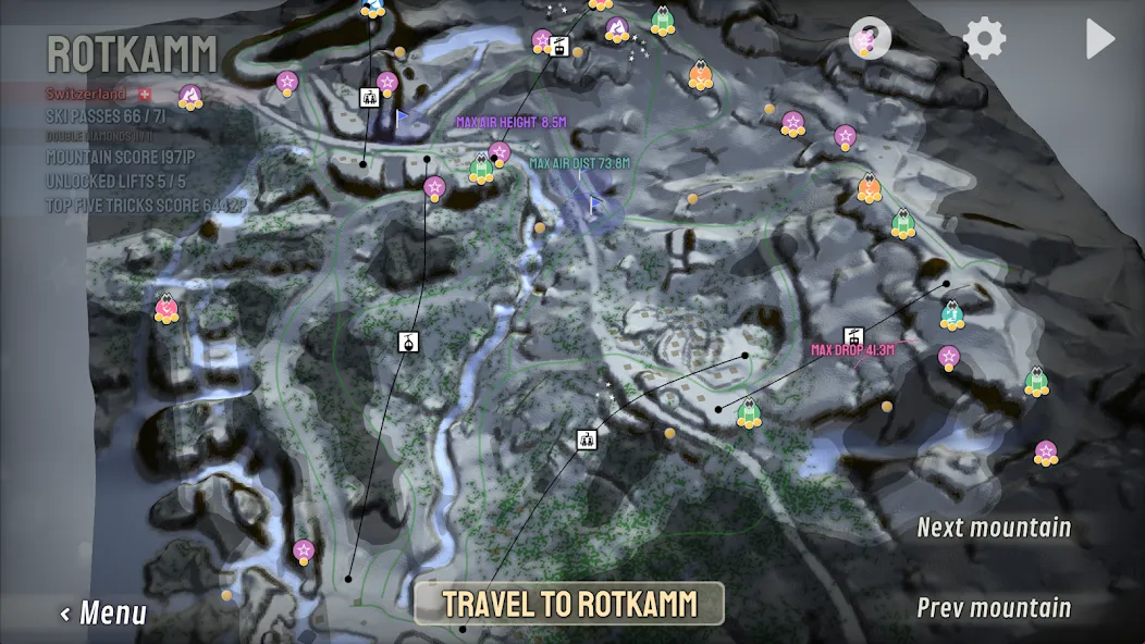Grand Mountain Adventure [MOD: безлимитные деньги и все горы открыты] Screenshot 4