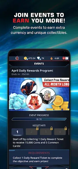 Marvel Collect! by Topps® [MOD: неограниченные монеты и редкие карты] Screenshot 5