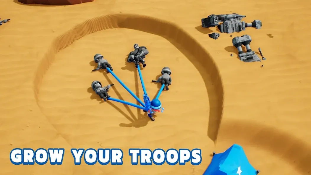 Top War: Battle Game [MOD: безлимитные ресурсы и ускоренное строительство] Screenshot 2