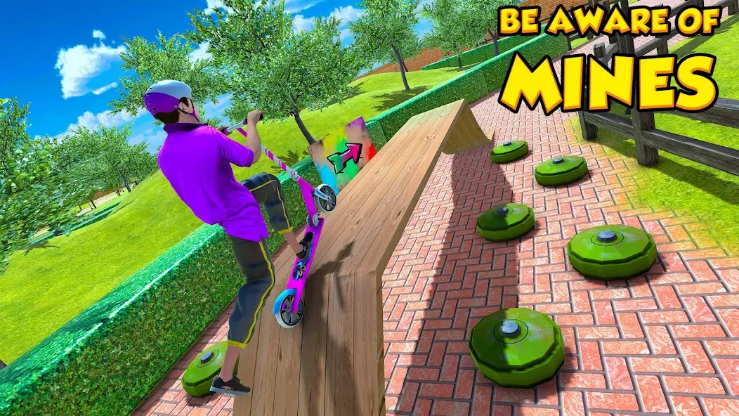 BMX Air Skate Scooter Tricks [MOD: безлимитные монеты и разблокированы трюки] Screenshot 1