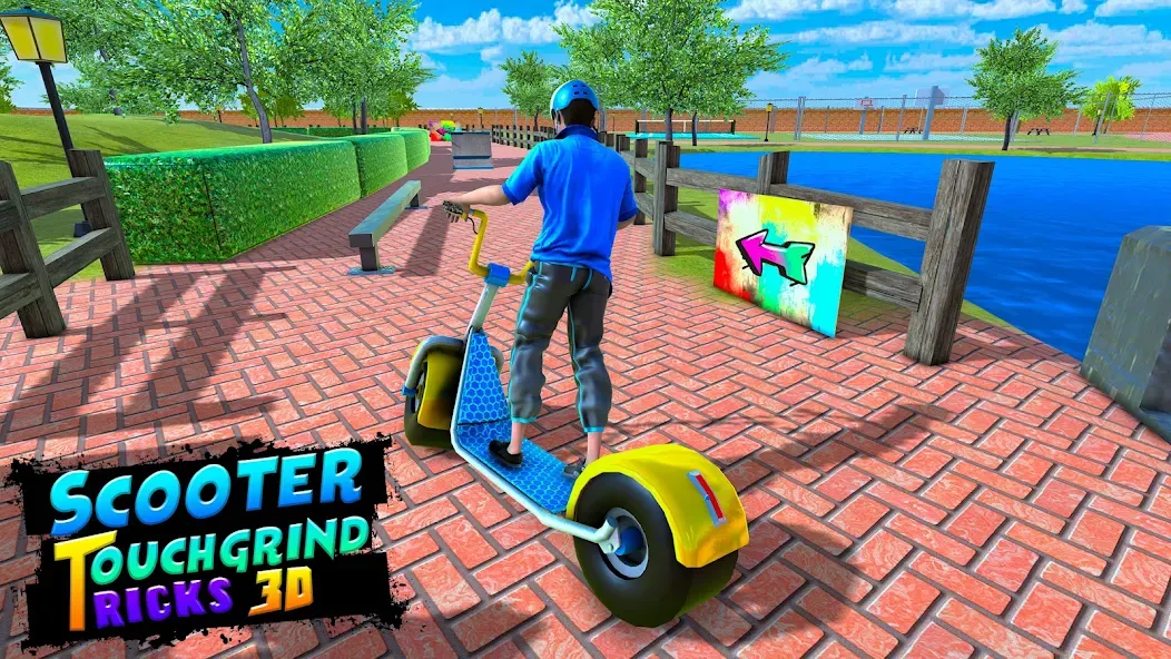 BMX Air Skate Scooter Tricks [MOD: безлимитные монеты и разблокированы трюки] Screenshot 5