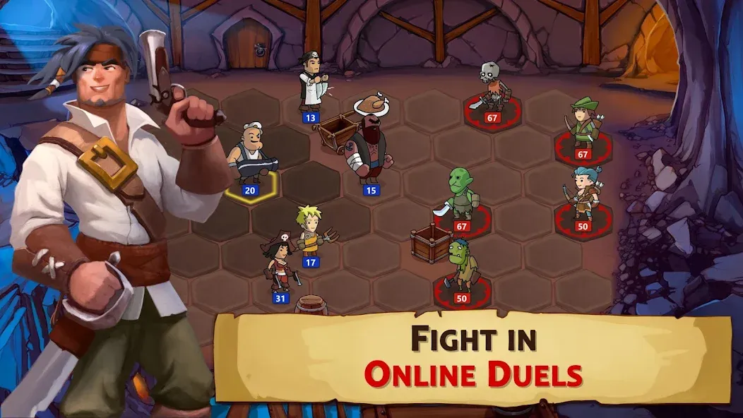 Braveland Heroes [MOD: безлимитные ресурсы и мощные герои] Screenshot 4