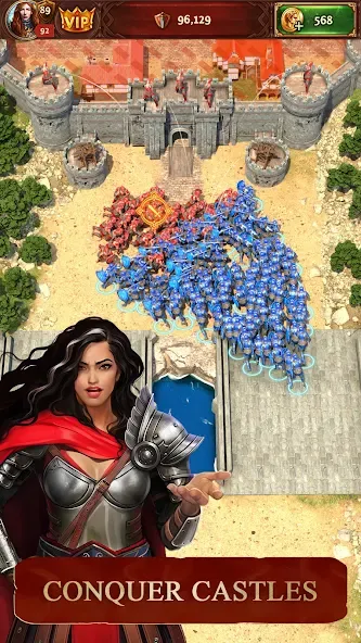 Total Battle: Strategy Games [MOD: безлимитные ресурсы и ускоренное строительство] Screenshot 3