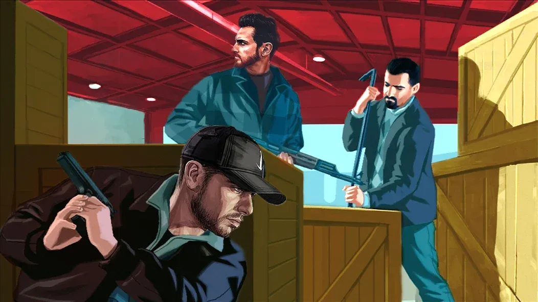 City Grand Gangster Crime [MOD: безлимитные деньги и оружие] Screenshot 1