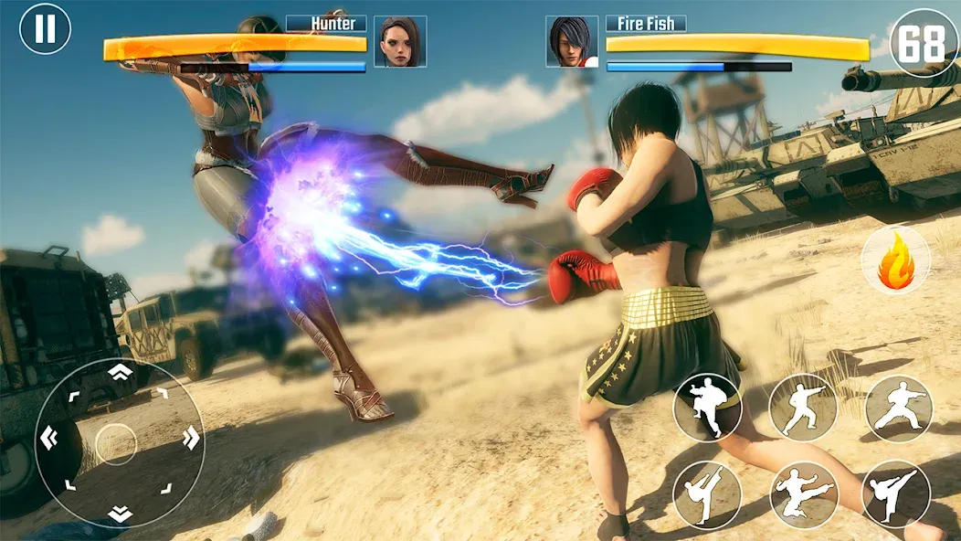 Kung Fu Fighting Karate Games [MOD: безлимитные деньги и энергия] Screenshot 3
