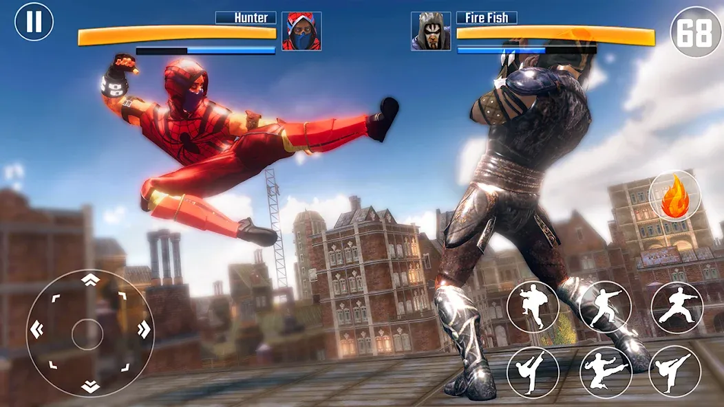 Kung Fu Fighting Karate Games [MOD: безлимитные деньги и энергия] Screenshot 4