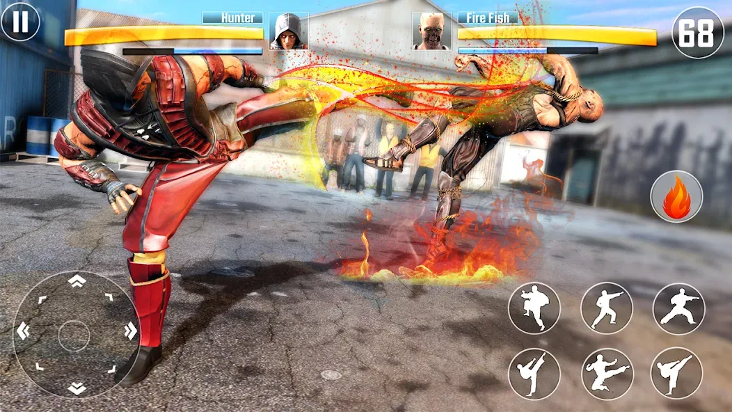 Kung Fu Fighting Karate Games [MOD: безлимитные деньги и энергия] Screenshot 5