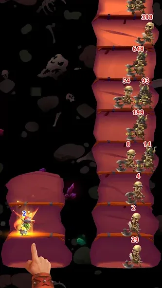 Dungeon Crusher: Soul Hunters [MOD: безлимитные деньги и усиленные герои] Screenshot 4