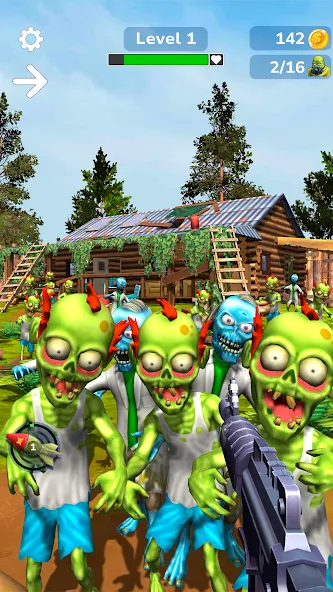 Tower Gunner: Zombie Shooter [MOD: много денег и патронов] Screenshot 5