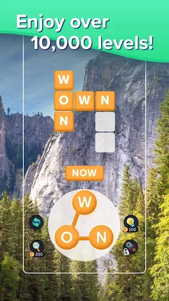 Puzzlescapes Word Search Games [MOD: без рекламы и все подсказки доступны] Screenshot 1