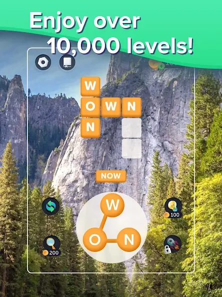 Puzzlescapes Word Search Games [MOD: без рекламы и все подсказки доступны] Screenshot 5
