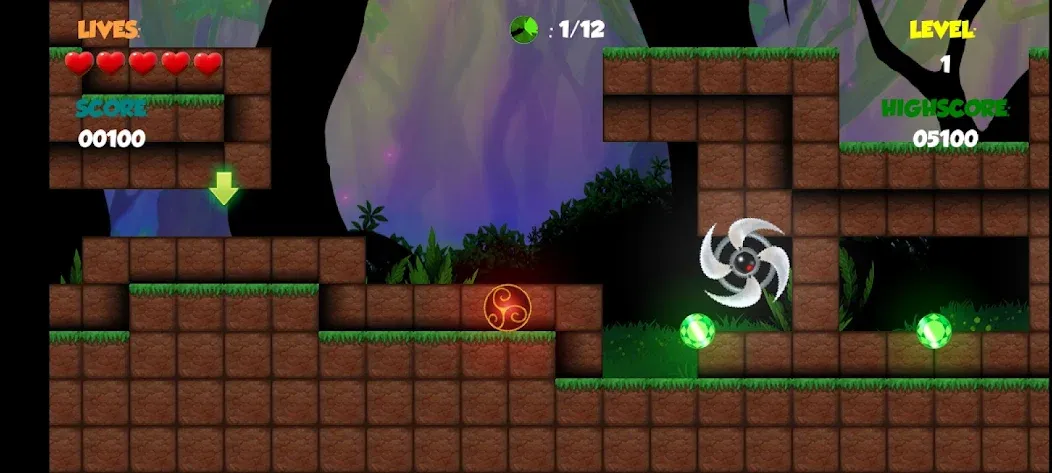 Red Bounce Ball 1 [MOD: все уровни без рекламы] Screenshot 1