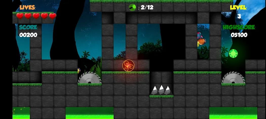 Red Bounce Ball 1 [MOD: все уровни без рекламы] Screenshot 2