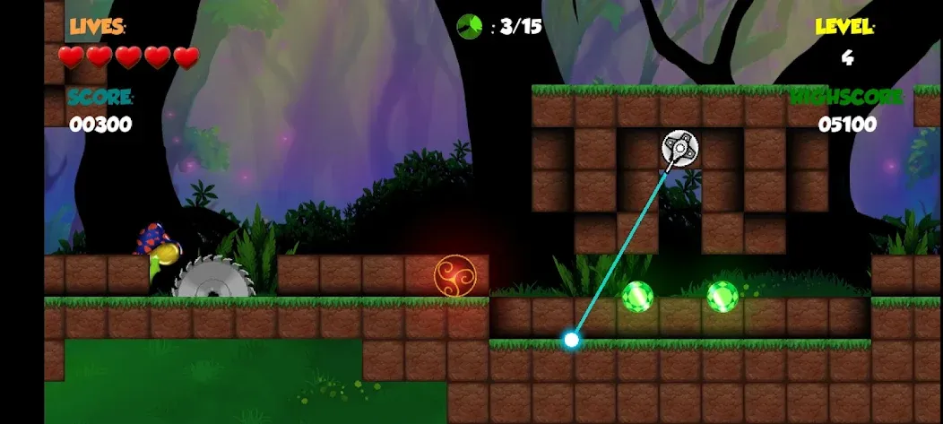 Red Bounce Ball 1 [MOD: все уровни без рекламы] Screenshot 3