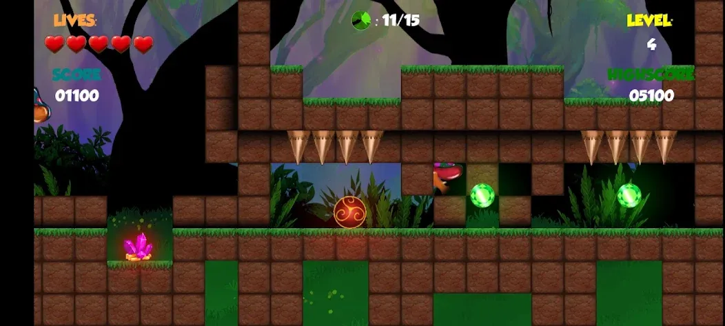 Red Bounce Ball 1 [MOD: все уровни без рекламы] Screenshot 4