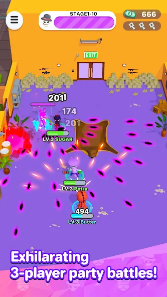 Smash Party - Hero Action Game [MOD: безлимитные монеты и усиленная атака] Screenshot 2