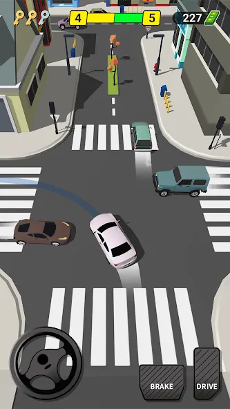 Pick Me Up 3D: Taxi Game [MOD: безлимитные деньги и топливо] Screenshot 4