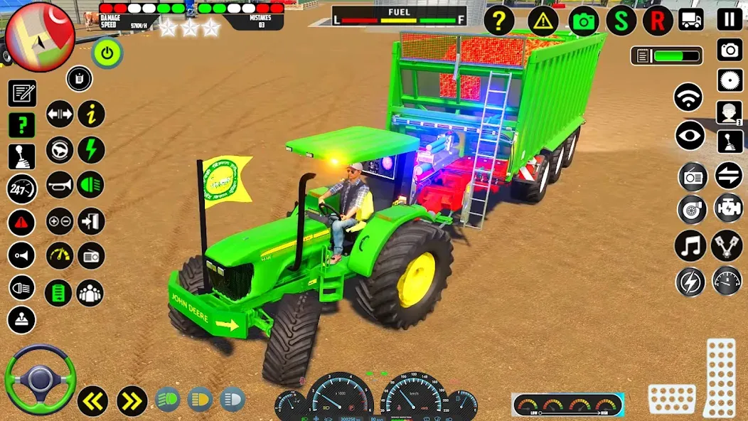 Tractor Farming Games 2023 [MOD: безлимитные деньги и топливо] Screenshot 2