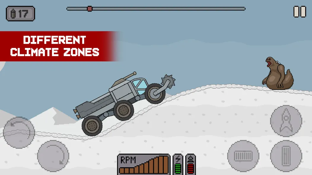 Death Rover: Space Zombie Race [MOD: безлимитные деньги и топливо] Screenshot 3