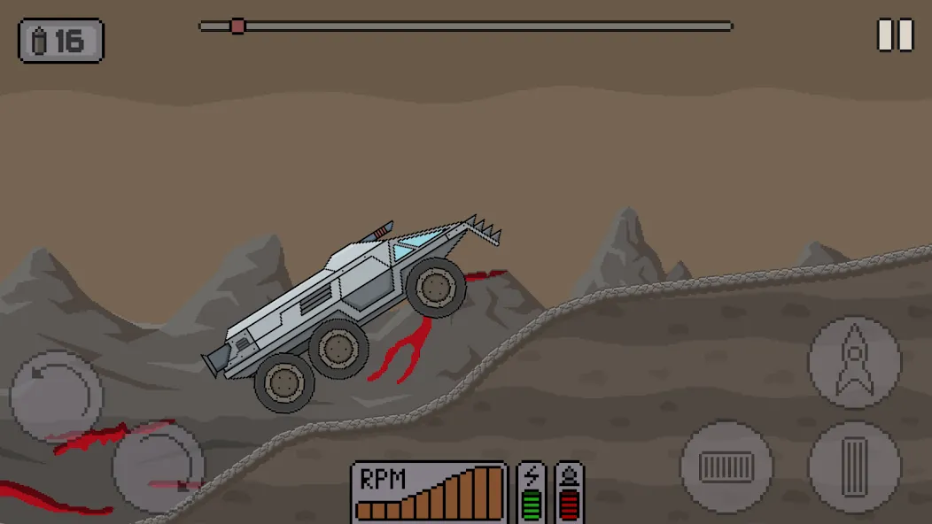 Death Rover: Space Zombie Race [MOD: безлимитные деньги и топливо] Screenshot 5