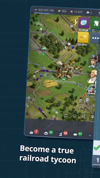 Rail Nation - Railroad Tycoon [MOD: безлимитные деньги и ресурсы] Screenshot 1