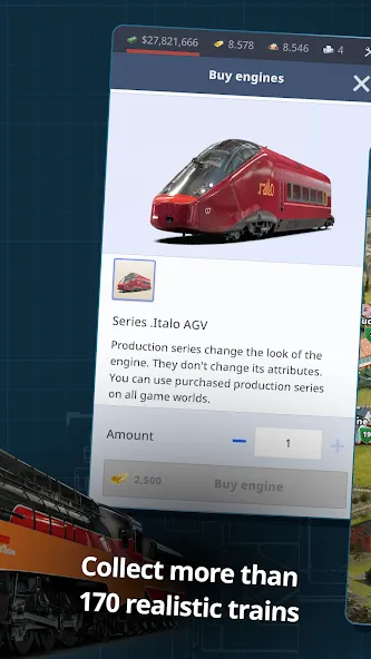 Rail Nation - Railroad Tycoon [MOD: безлимитные деньги и ресурсы] Screenshot 5