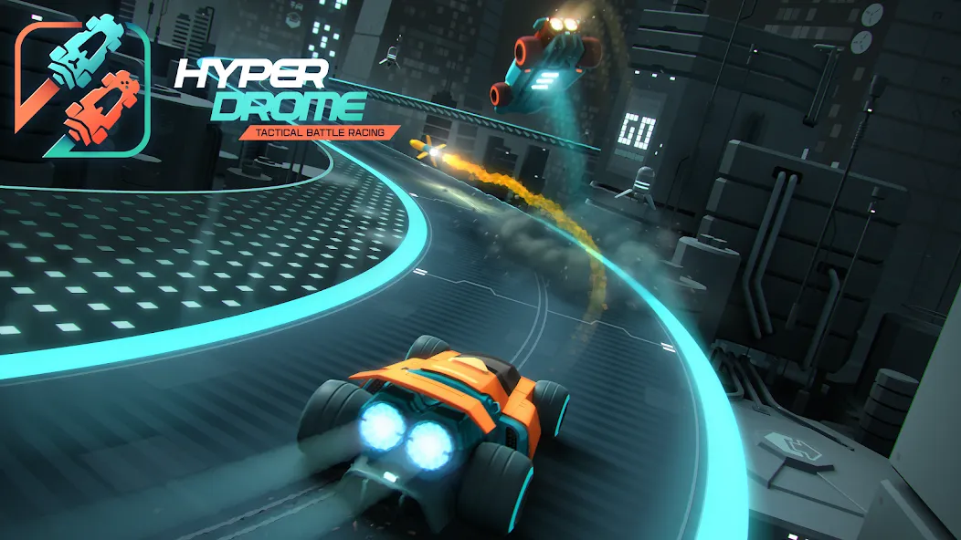 Hyperdrome [MOD: безлимитные деньги и ускорение машин] Screenshot 1