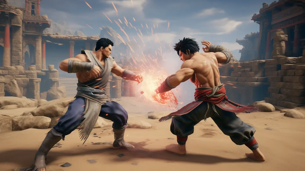 Kung Fu Karate Fight Game [MOD: безлимитные деньги и открыты все уровни] Screenshot 3