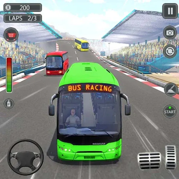 Coach Bus Games: Bus Simulator [MOD: безлимитные деньги и топливо] Screenshot 1