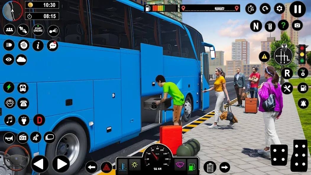 Coach Bus Games: Bus Simulator [MOD: безлимитные деньги и топливо] Screenshot 4