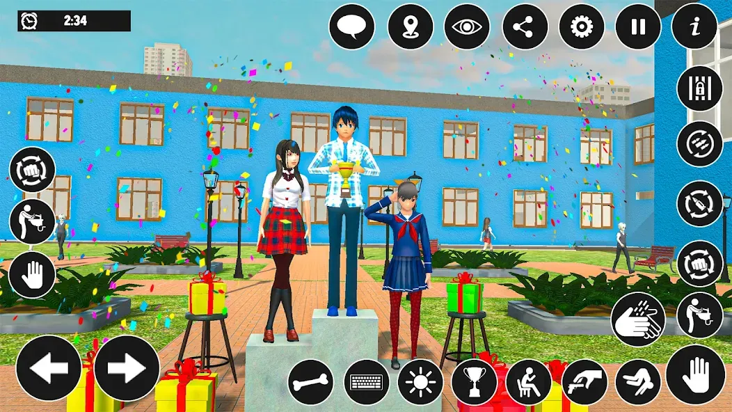 High School Boy Virtual Life [MOD: безлимитные деньги и энергия] Screenshot 1