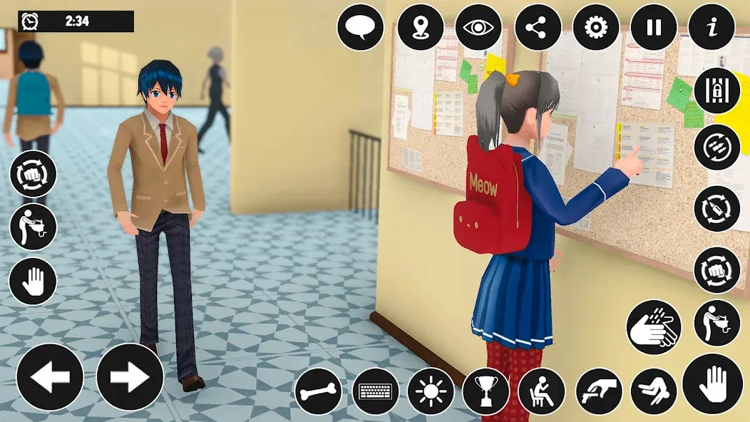 High School Boy Virtual Life [MOD: безлимитные деньги и энергия] Screenshot 3