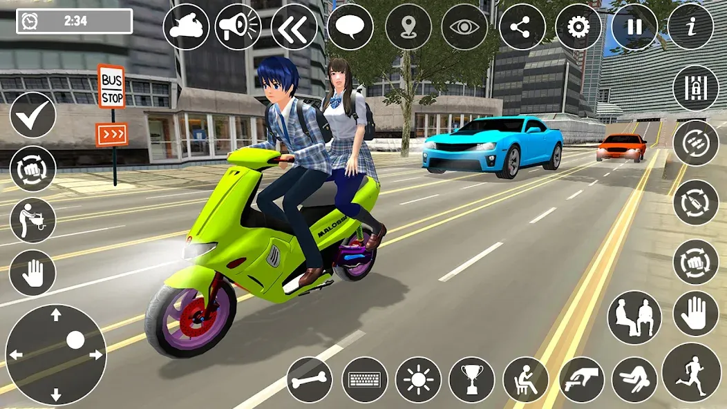 High School Boy Virtual Life [MOD: безлимитные деньги и энергия] Screenshot 5