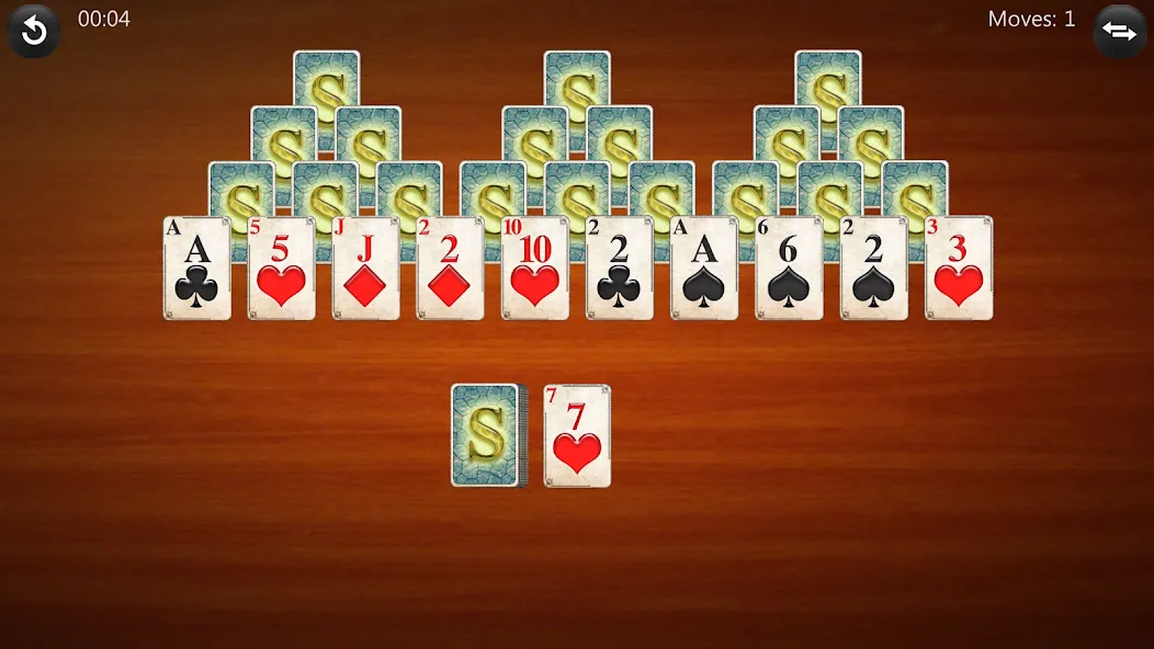 TriPeaks Solitaire [MOD: без рекламы и много подсказок] Screenshot 1