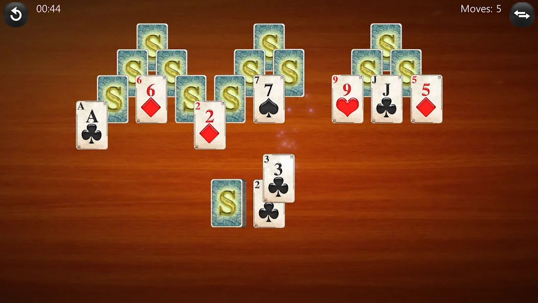TriPeaks Solitaire [MOD: без рекламы и много подсказок] Screenshot 2