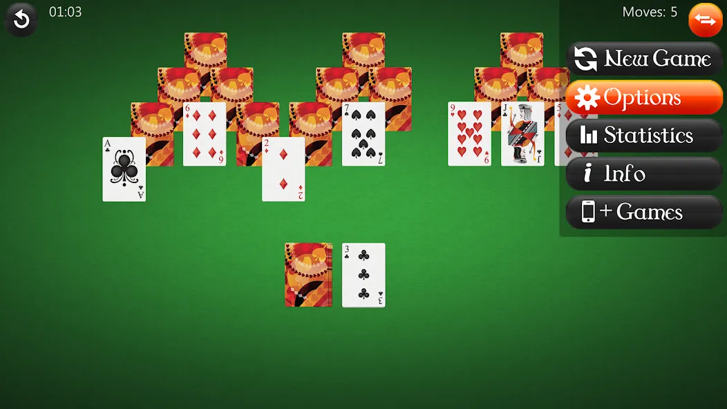 TriPeaks Solitaire [MOD: без рекламы и много подсказок] Screenshot 3