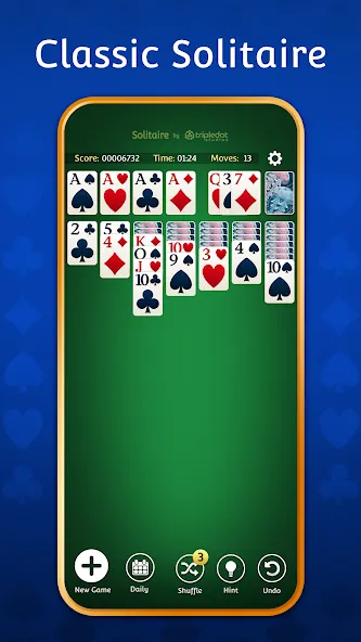 Solitaire: Classic Card Games [MOD: без рекламы и отмена ходов] Screenshot 2